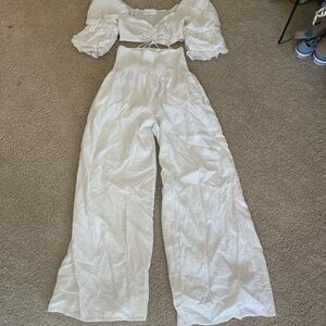 Elegant White Women's Set